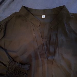Lightweight black blouse